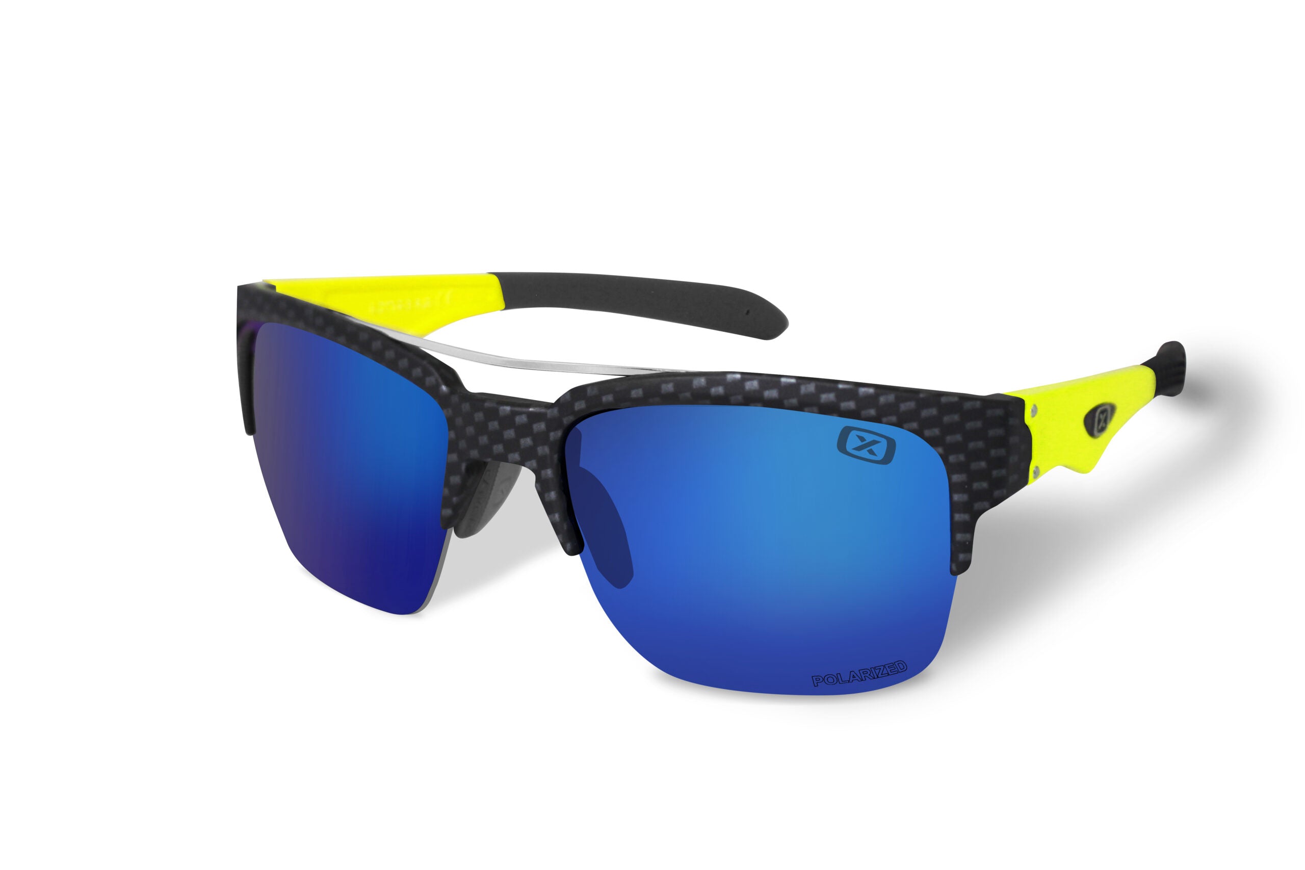 שחור קרבון עדשה כחול מראה Cool Run 3050 משקפי