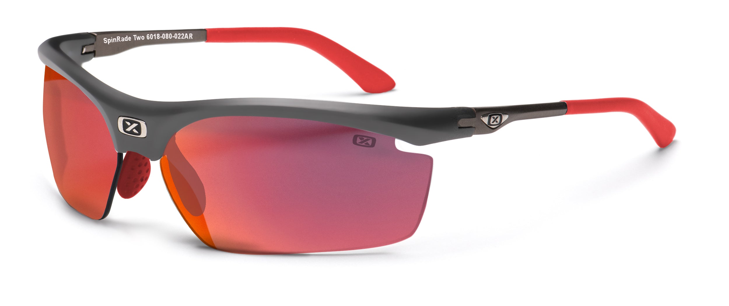 אפור עדשה מראה אדומה Spinrade Two 6018 משקפי