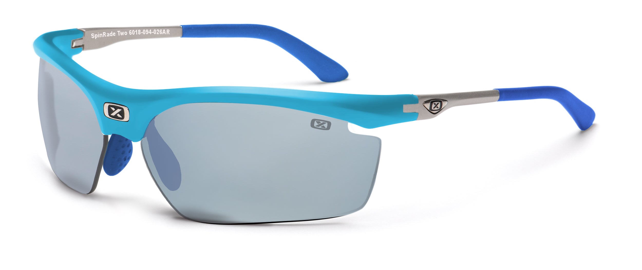 כחול בהיר עדשה מראה כסופהSpinrade Two 6018 משקפי