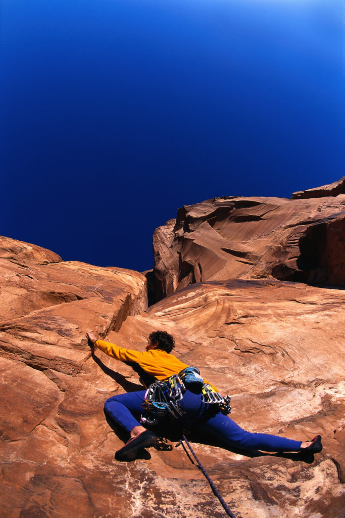 Mountain climbing and rappelling