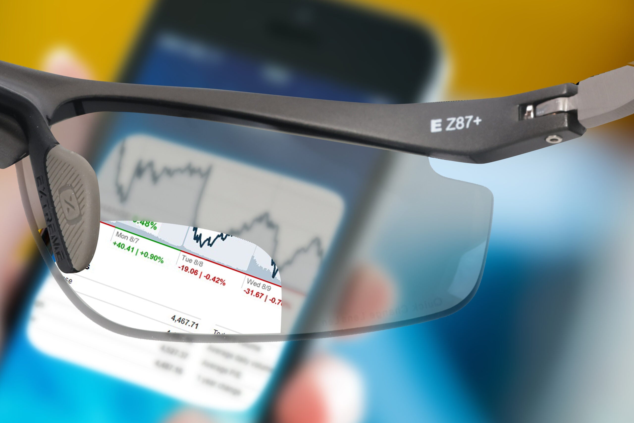 עדשות לדגם SpinRun 6020 ביפוקל 2.00+ בצבע אפור מראה כסופה