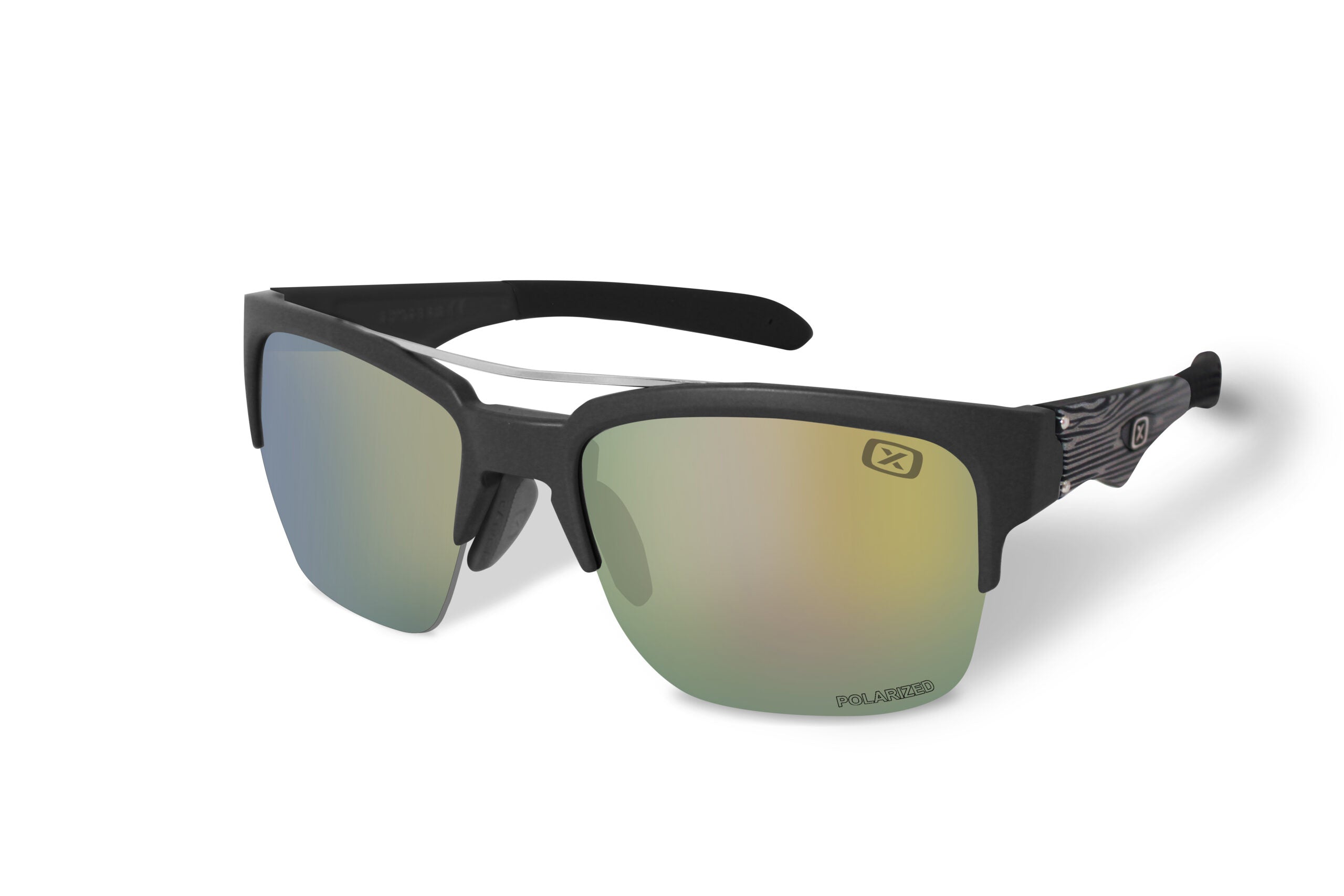 שחור מט עדשה מראה זהב Cool Run  3050 משקפי