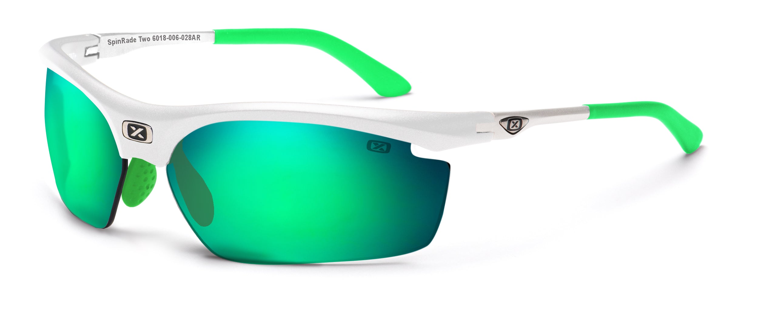 לבן עדשה מראה ירוקה Spinrade Two 6018 משקפי