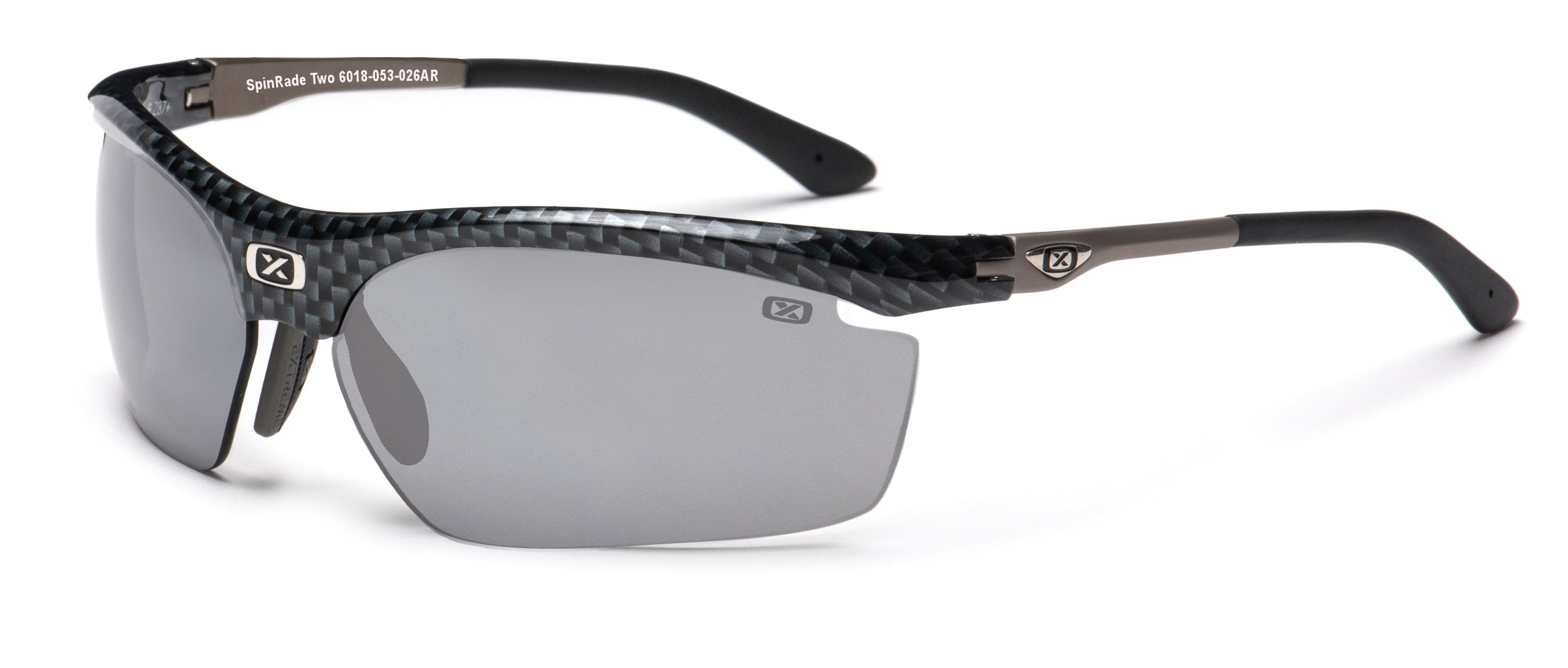 קרבון אפור עדשה כסופה Spinrade Two 6018 משקפי