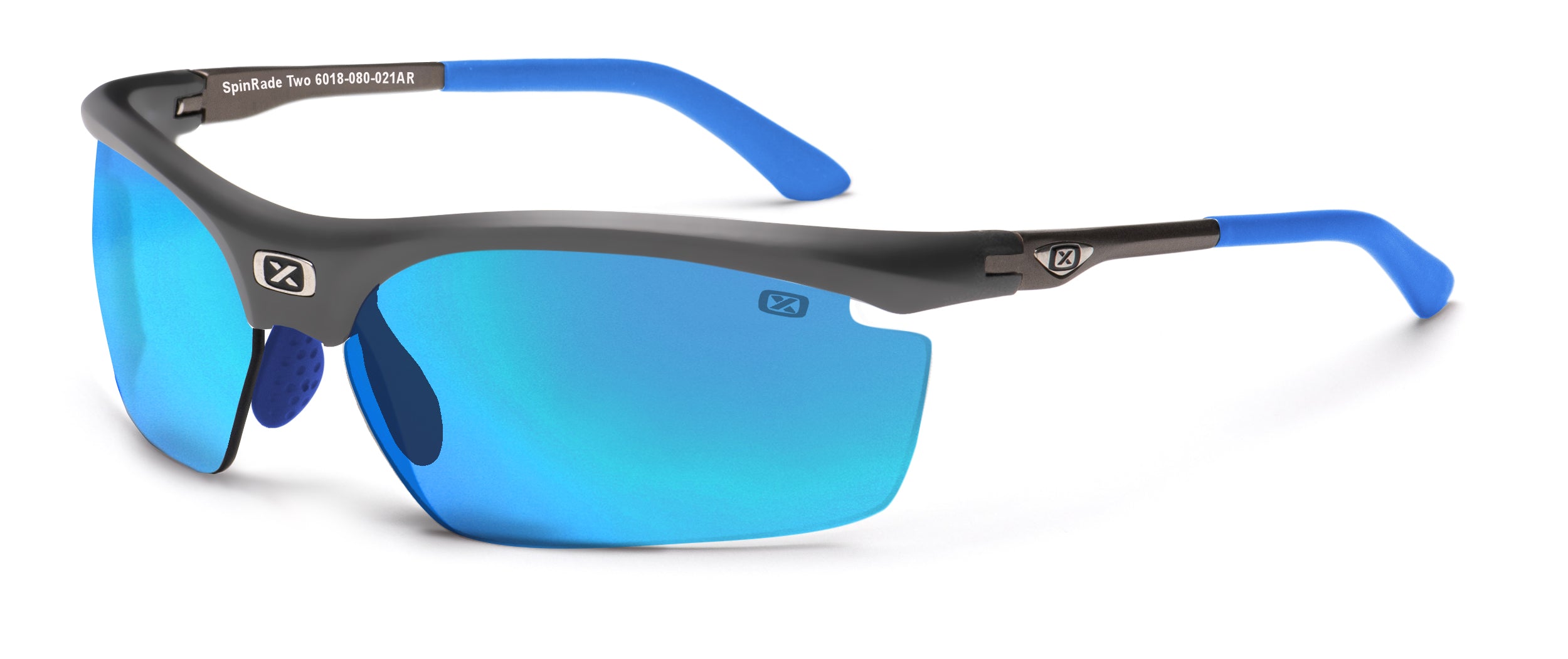 אפור עדשה מראה כחולה Spinrade Two 6018 משקפי