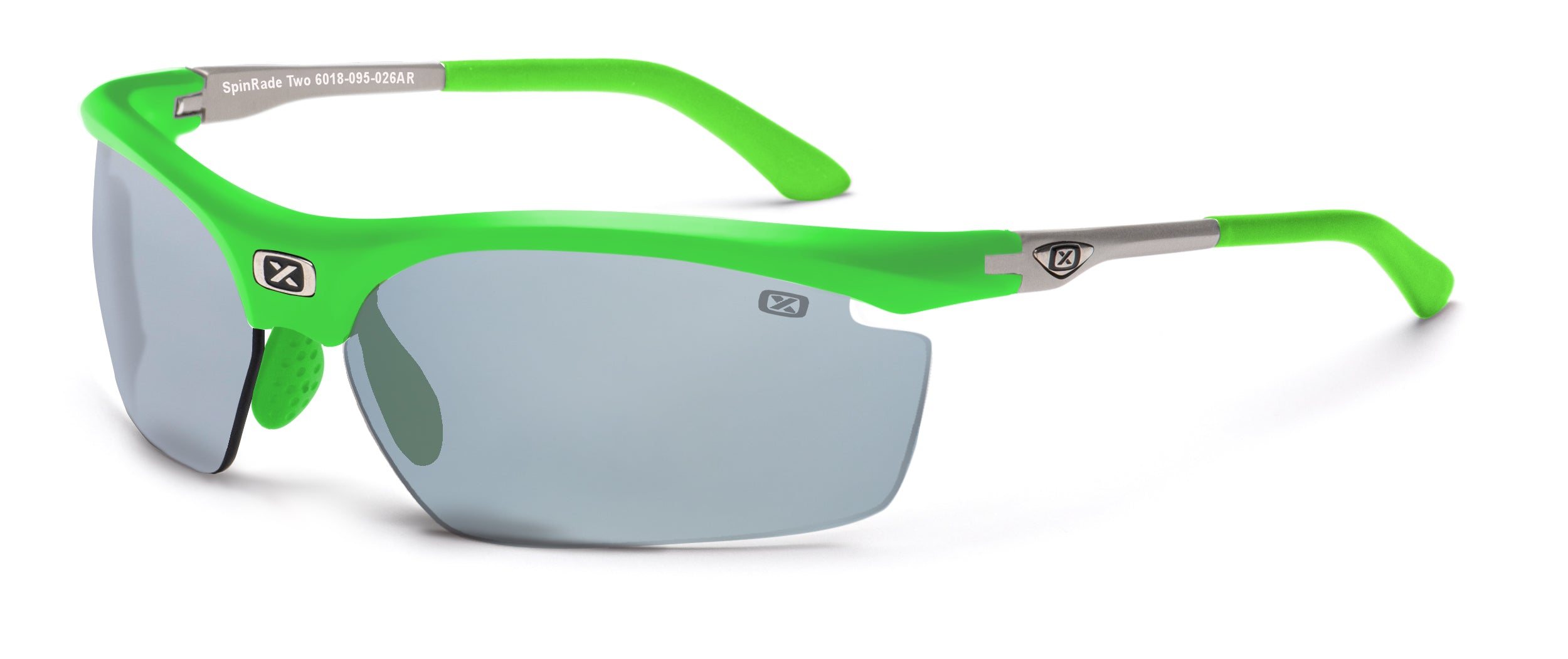 ירוק עדשה מראה כסופה Spinrade Two 6018 משקפי
