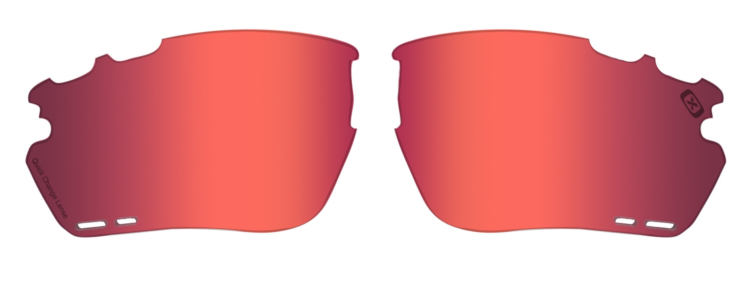 עדשות לדגם SpinRun 6020 בצבע אפור מראה אדומה