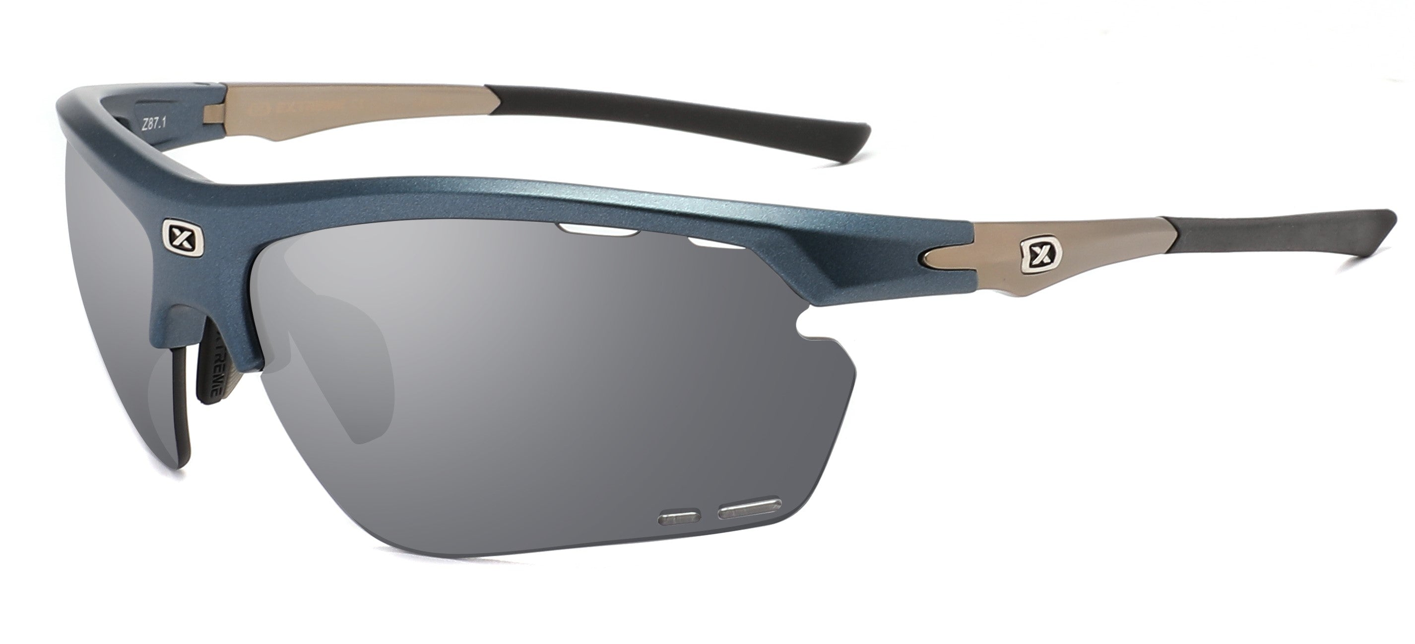 SpinRun 6020 כחול מיטלי עדשה אפור מראה